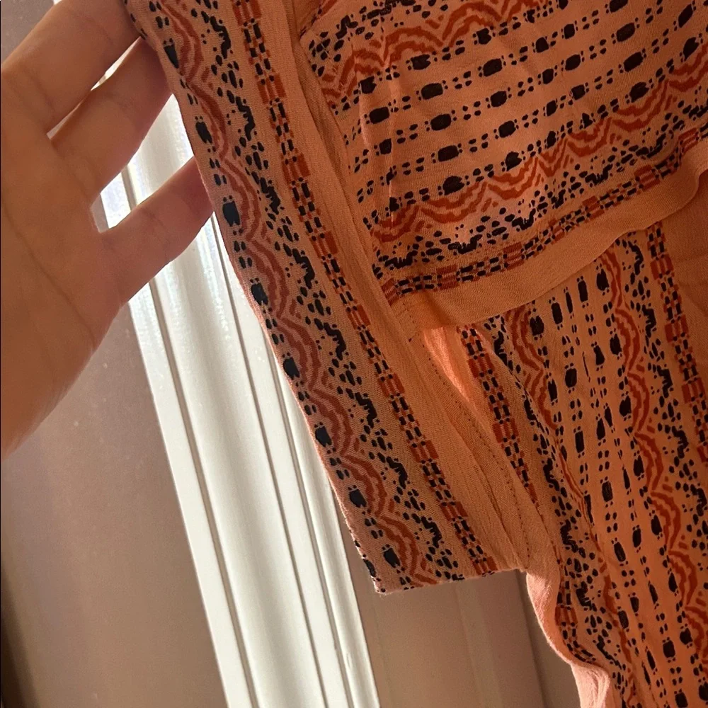 EaselBohemian Striped Women's Top - Pink and Black - Picture 10 of 10